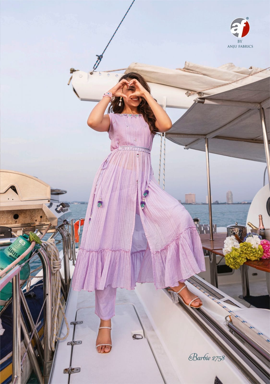 Barbie Vol 2 By Af Mul Cotton Designer Party Wear Kurti With Bottom Wholesale Shop In Surat